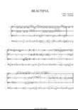 Beautiful - Score Only