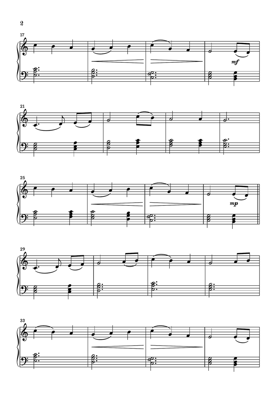 The First Noel Easy Piano scores gallery preview page 2