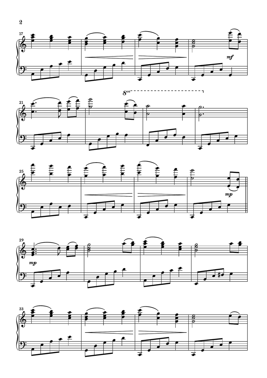 The First Noel Piano Solo scores gallery preview page 2