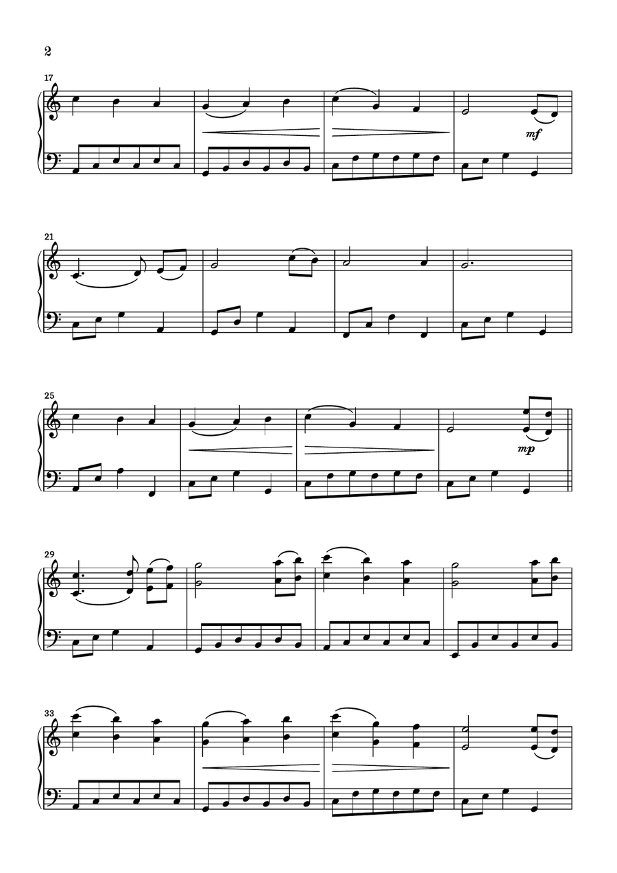 The First Noel Piano Solo scores gallery preview page 2