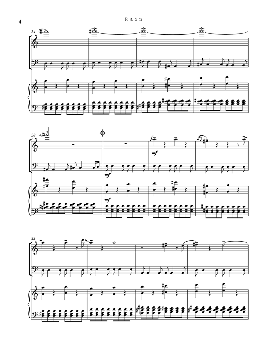 A Rain Song A Rain Song Piano Trio scores gallery preview page 4