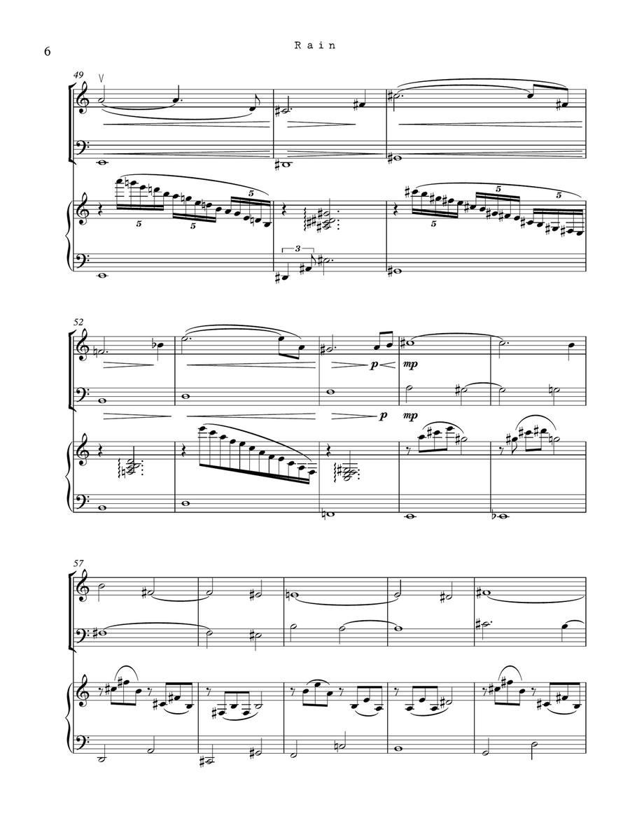 A Rain Song A Rain Song Piano Trio scores gallery preview page 6