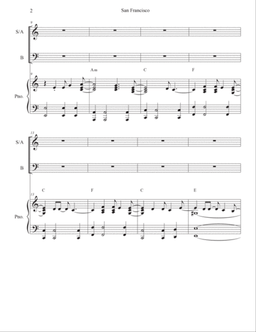 San Francisco 3-Part scores gallery preview page 2