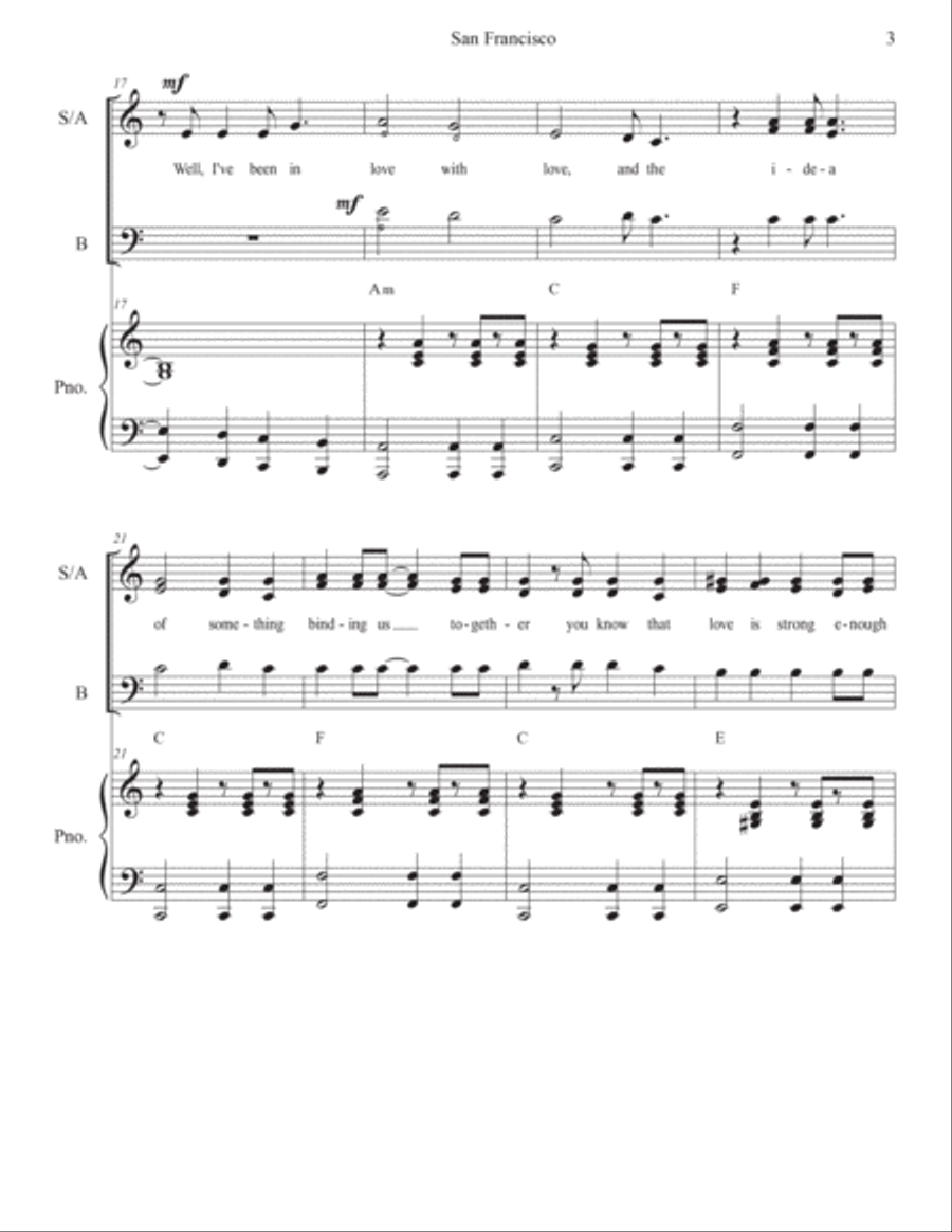 San Francisco 3-Part scores gallery preview page 3