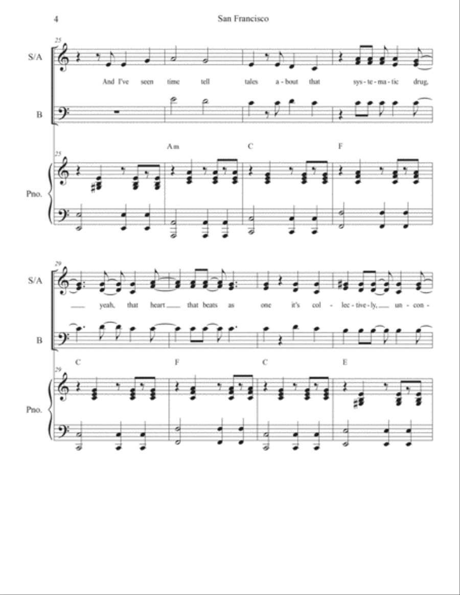 San Francisco 3-Part scores gallery preview page 4