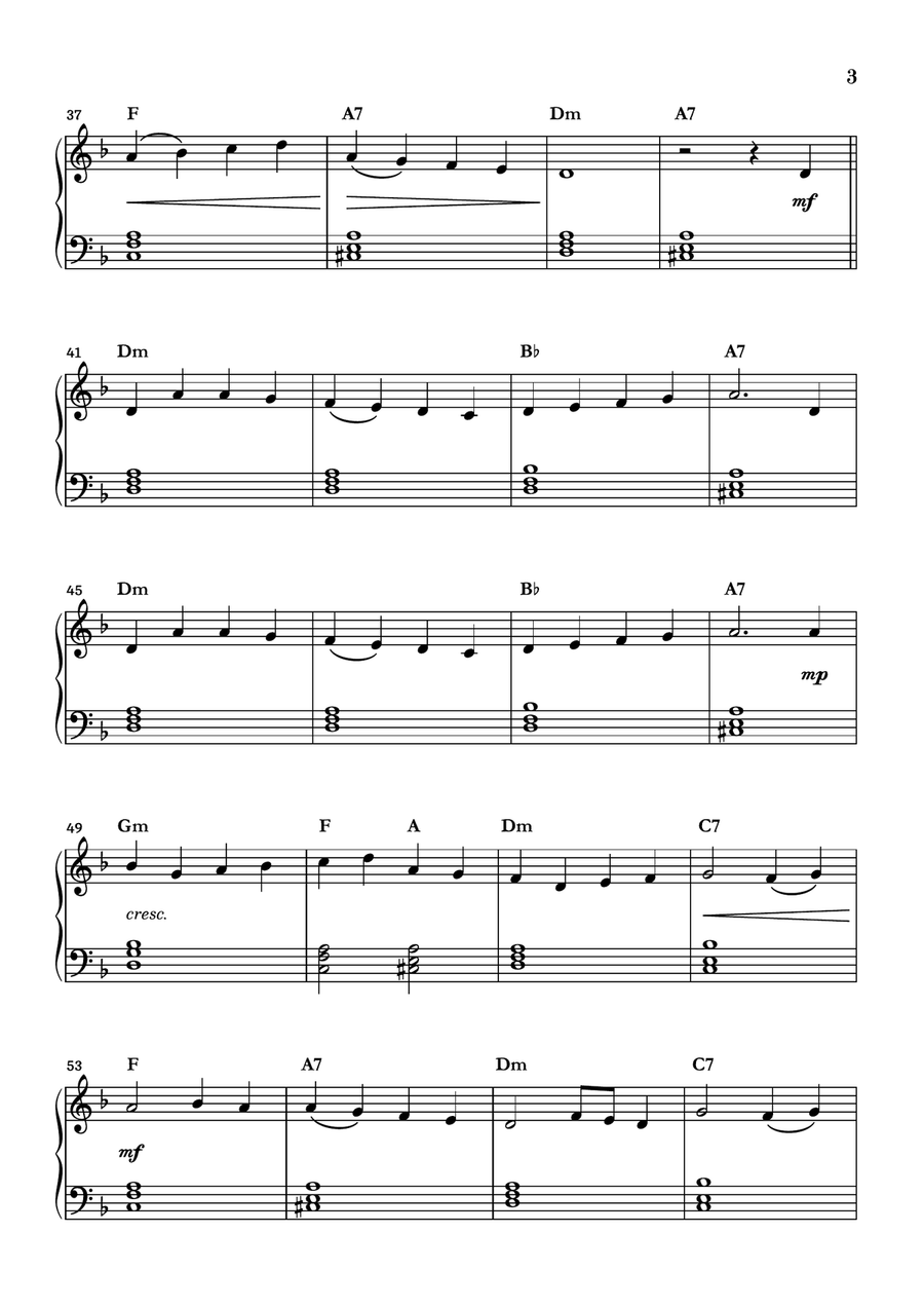 God Rest Ye Merry Gentlemen Easy Piano scores gallery preview page 3