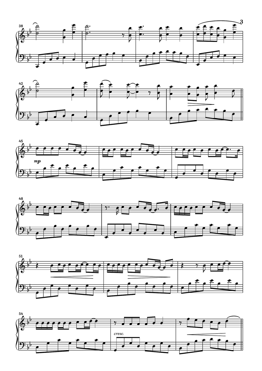 Sweater Weather Piano Solo scores gallery preview page 3