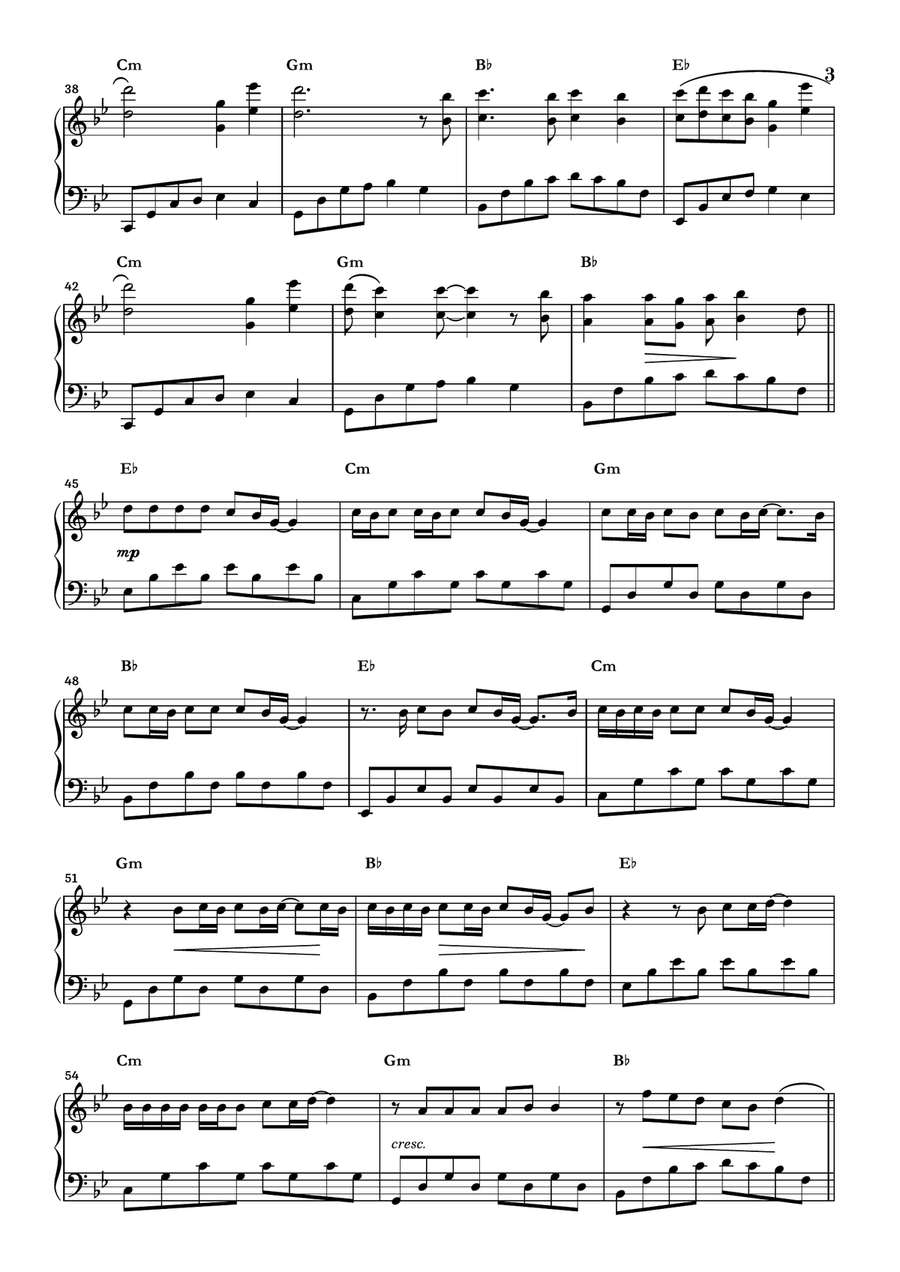 Sweater Weather Piano Solo scores gallery preview page 3