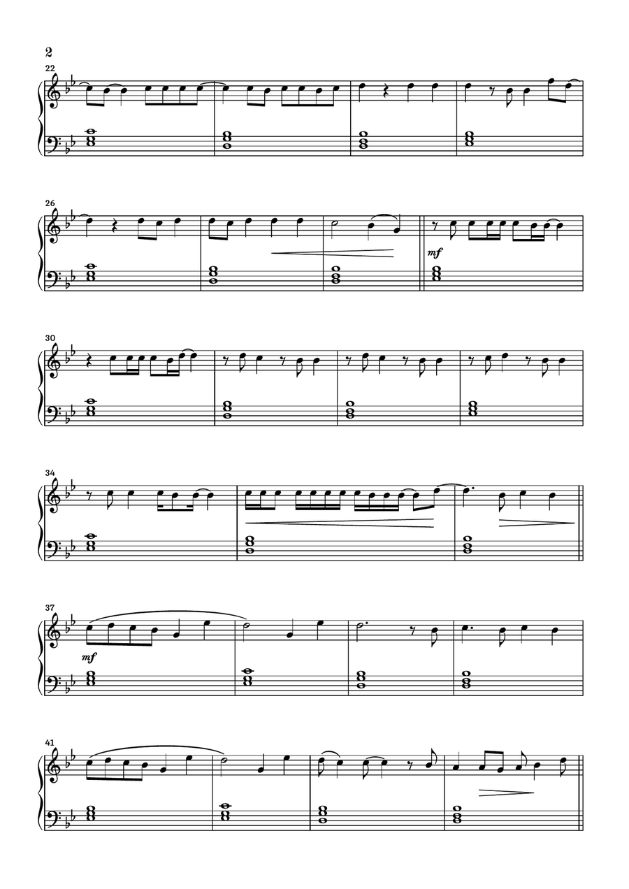 Sweater Weather Easy Piano scores gallery preview page 2