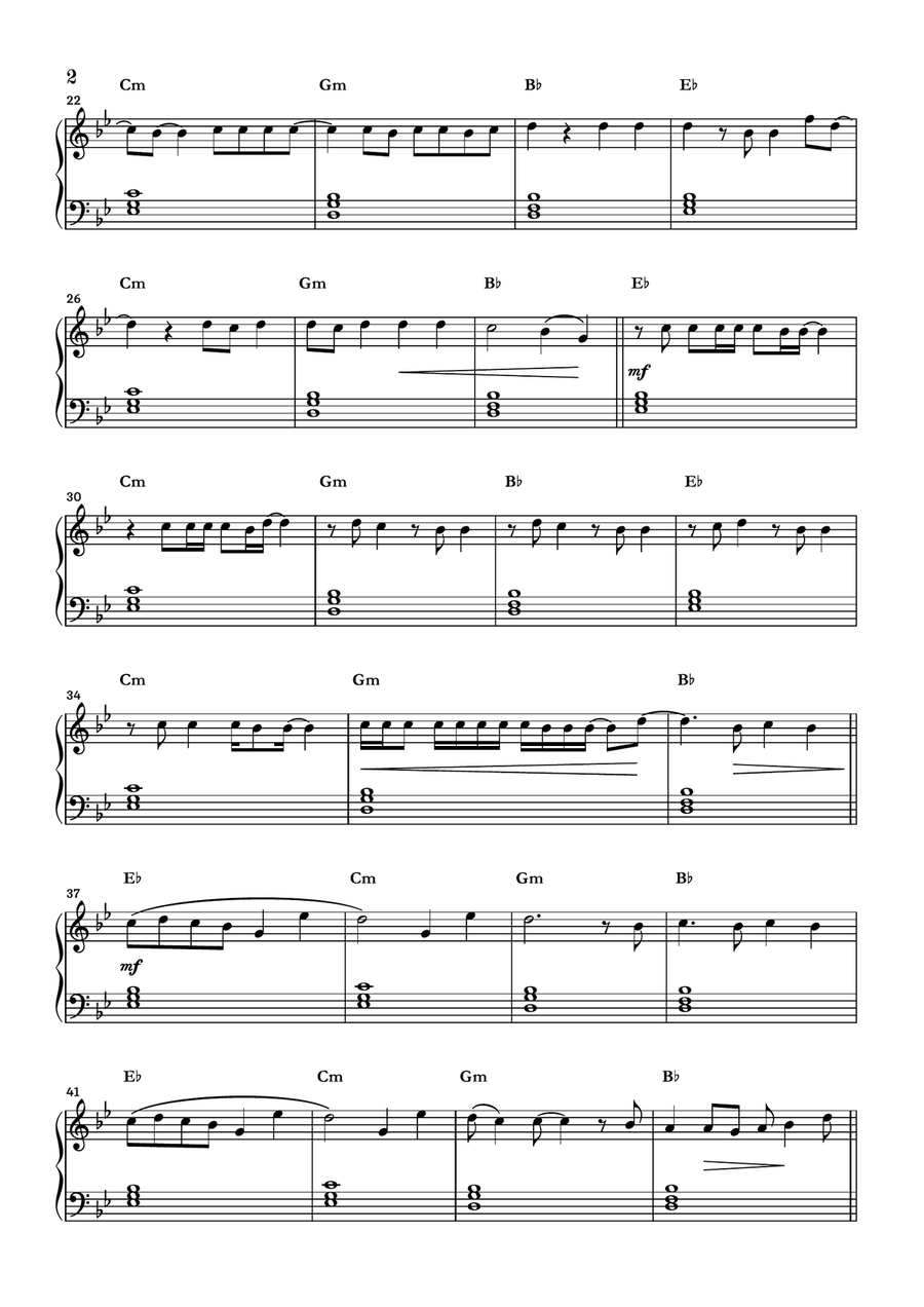 Sweater Weather Easy Piano scores gallery preview page 2