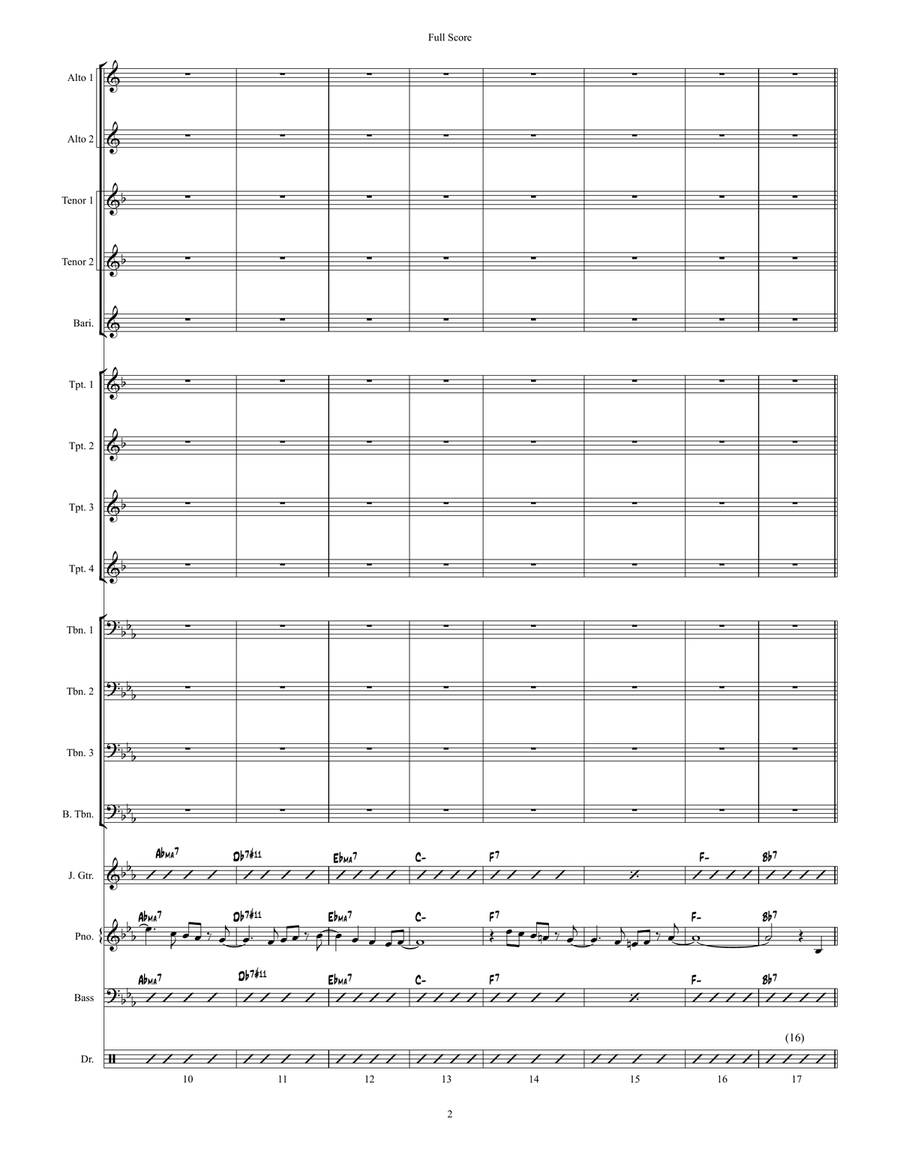 There Will Never Be Another You Jazz Ensemble scores gallery preview page 3