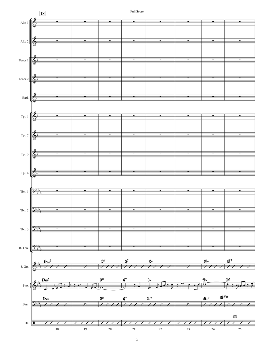 There Will Never Be Another You Jazz Ensemble scores gallery preview page 4