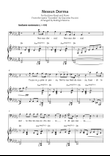 Nessun Dorma (for baritone or bass and piano)