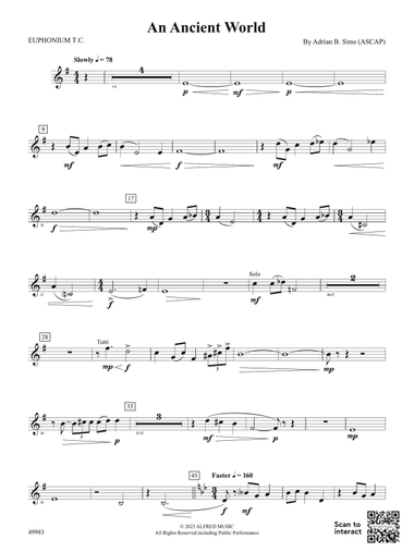 An Ancient World: Baritone T.C.