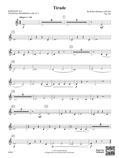 Tirade: Baritone T.C.