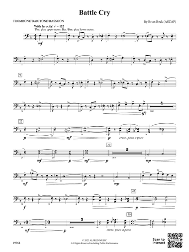 Battle Cry: 1st Trombone