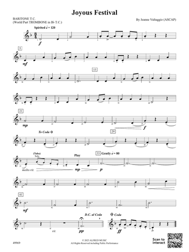Joyous Festival: Baritone T.C.