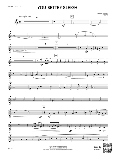 You Better Sleigh!: Baritone T.C.