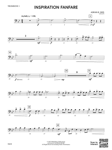 Inspiration Fanfare: 1st Trombone