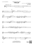 Thriller: E-flat Alto Saxophone mini preview