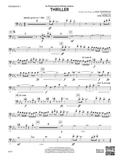 Thriller: 1st Trombone