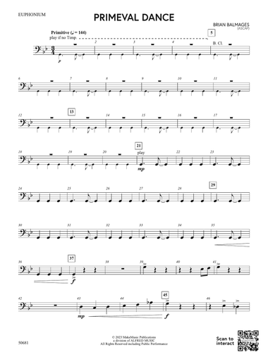 Primeval Dance: Baritone B.C.