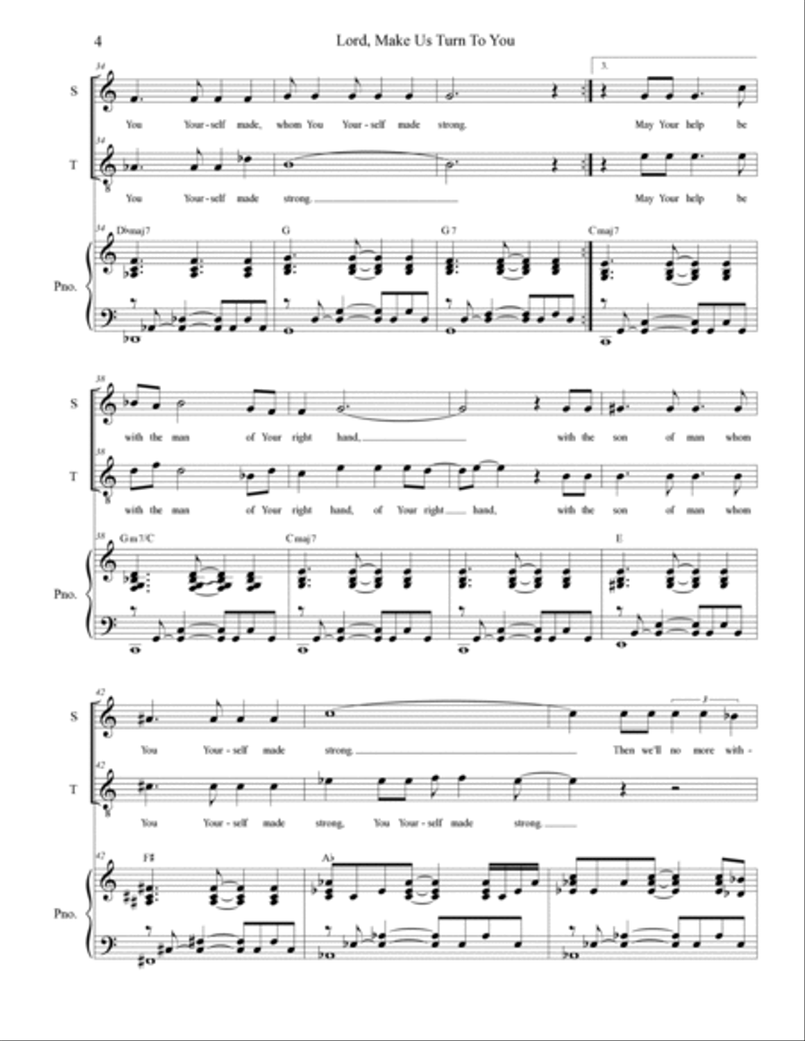 Psalms for the Advent and Christmas Seasons (Duet for Soprano and Tenor solo) (Year B) Tenor Voice scores gallery preview page 4