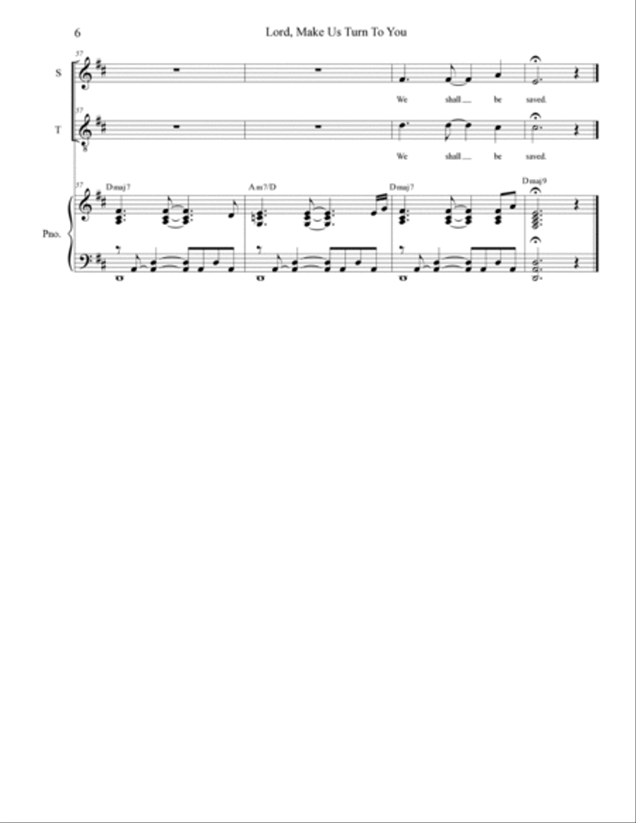 Psalms for the Advent and Christmas Seasons (Duet for Soprano and Tenor solo) (Year B) Tenor Voice scores gallery preview page 6