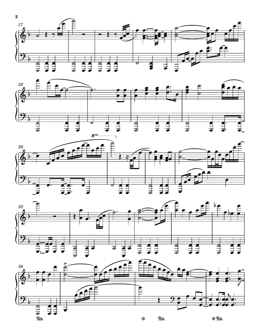What Now My Love Piano Solo scores gallery preview page 2