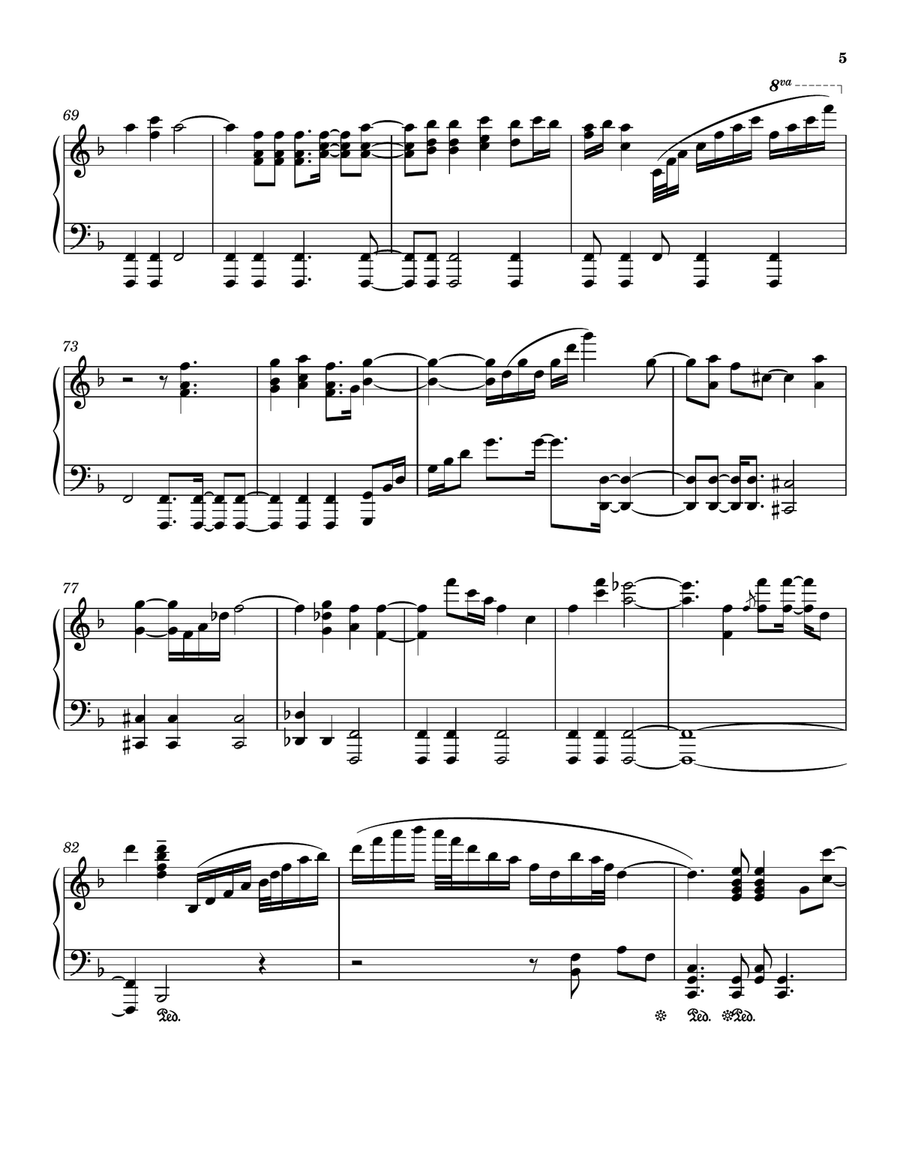 What Now My Love Piano Solo scores gallery preview page 5