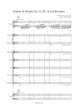 Scriabin 24 Preludes Op 11, No 15