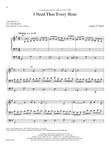 I Need Thee Every Hour (Downloadable)