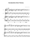 Tetris Theme for Flute Duet