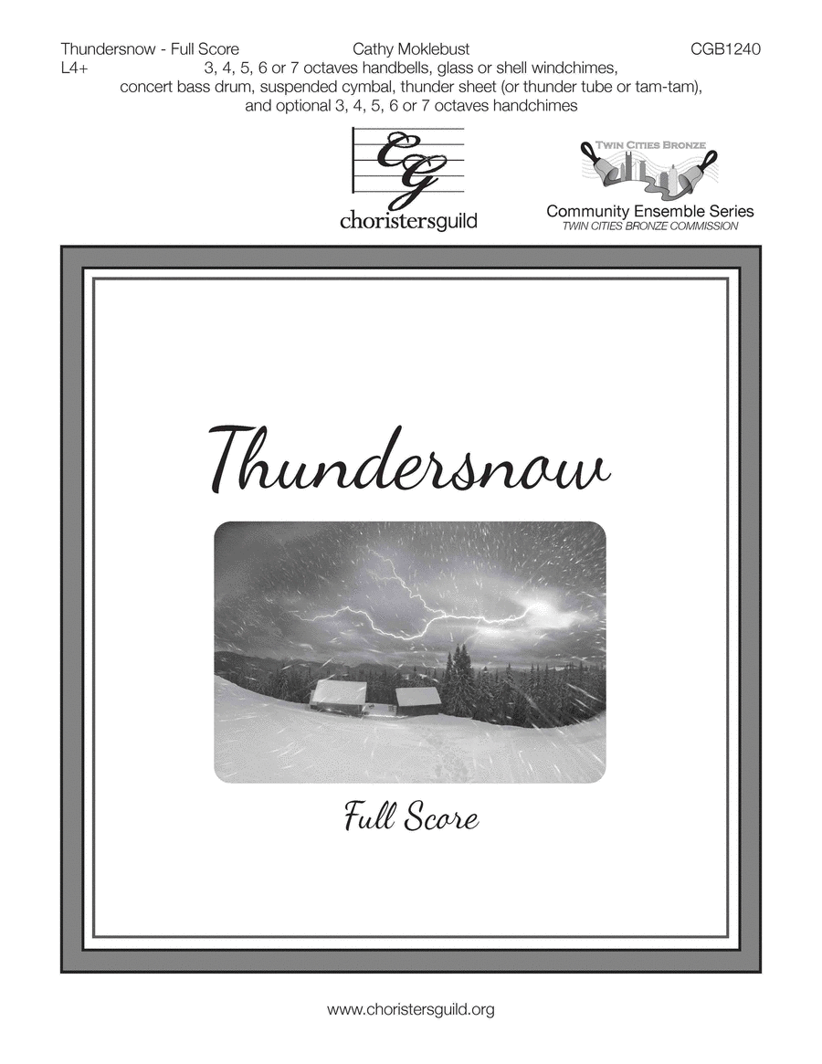 Thundersnow (Full Score) Percussion scores gallery preview page 1