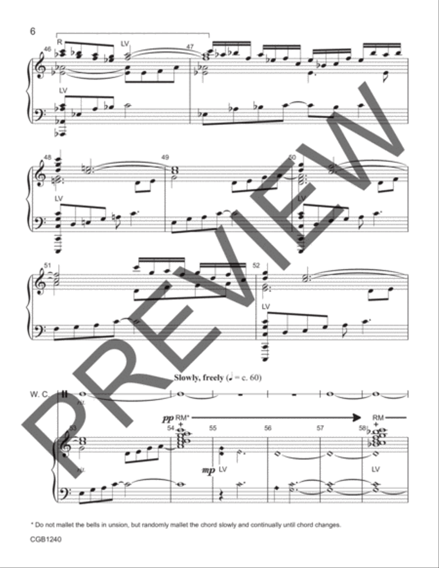 Thundersnow (Full Score) Percussion scores gallery preview page 6