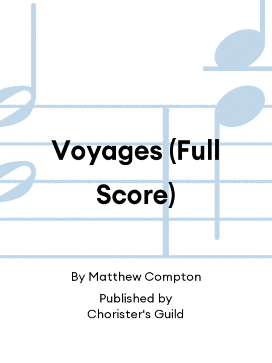 Voyages (Full Score) Percussion scores gallery preview page 1