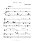 Coventry Carol (Flute-Piano)