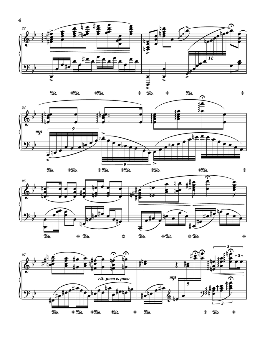 All The Things You Are Piano Solo scores gallery preview page 4