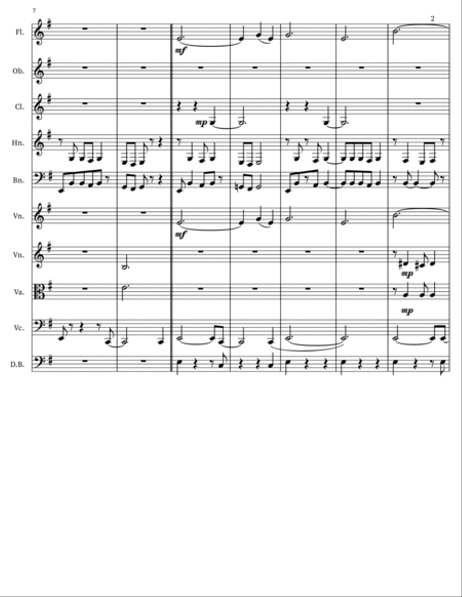 Troubled Water (pt. 2) Bassoon scores gallery preview page 2
