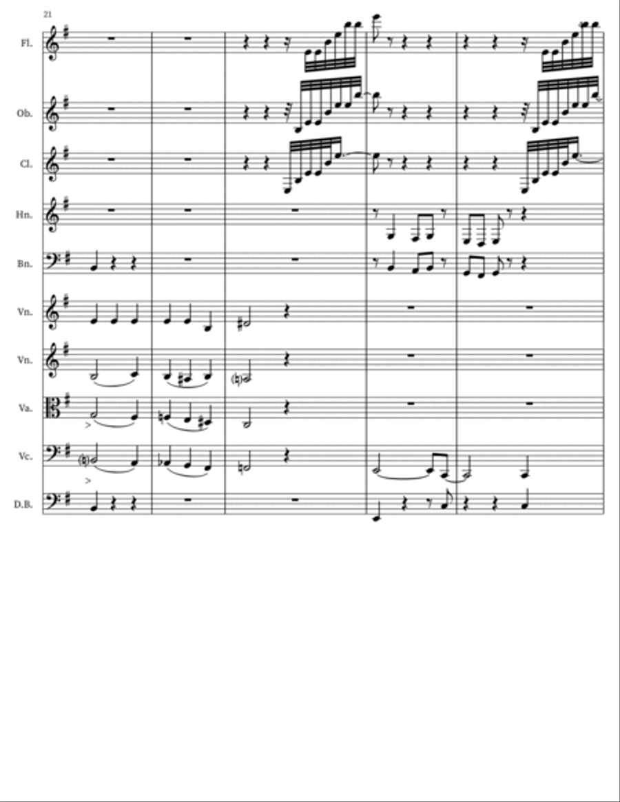 Troubled Water (pt. 2) Bassoon scores gallery preview page 4