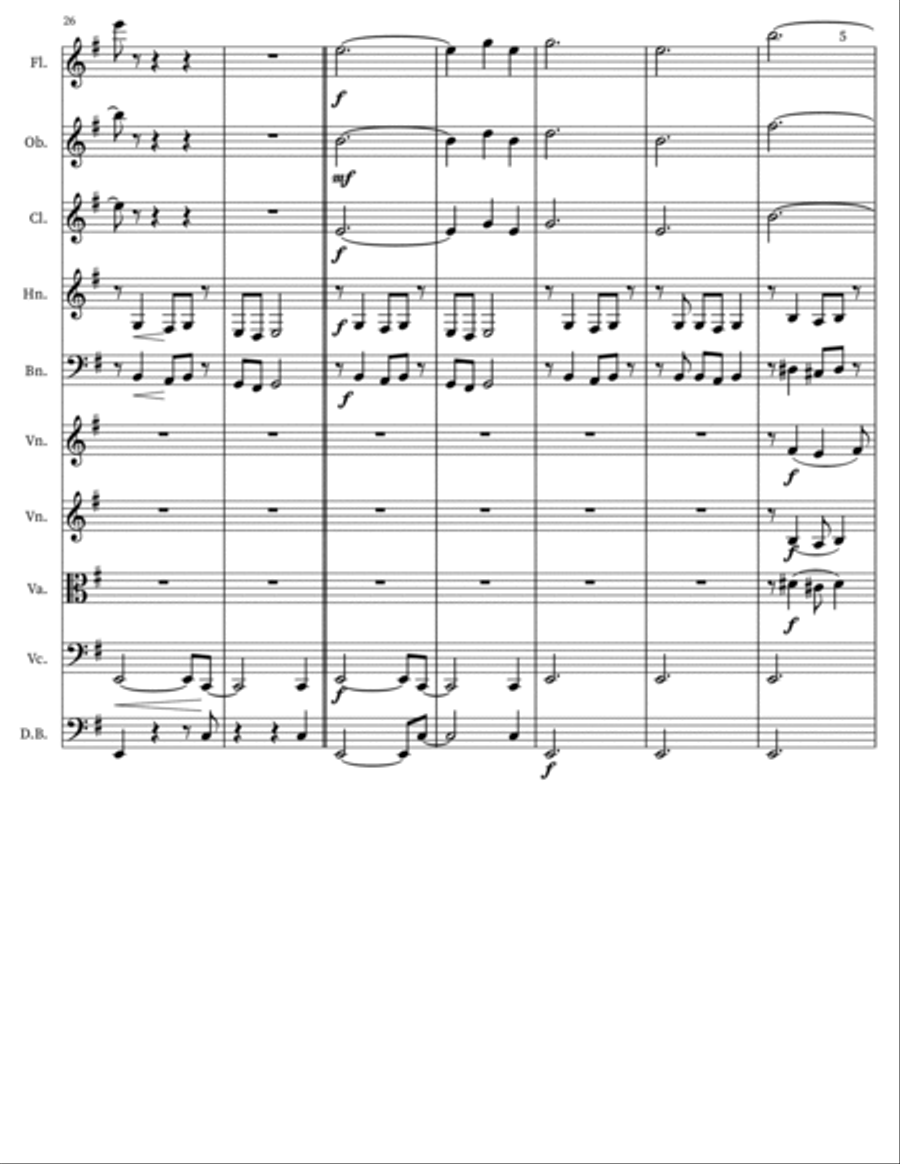 Troubled Water (pt. 2) Bassoon scores gallery preview page 5