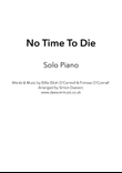 No Time To Die