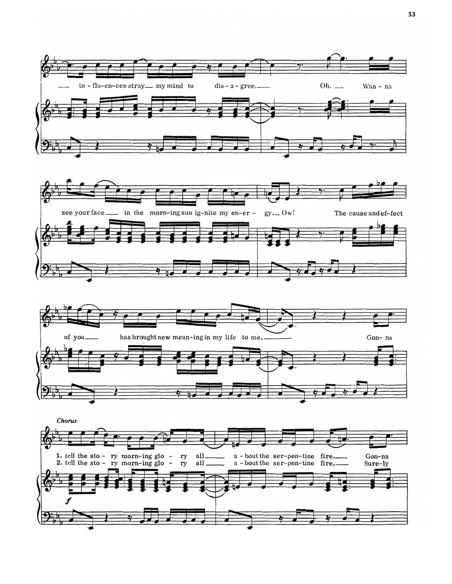 Serpentine Fire Serpentine Fire Piano, Vocal, Guitar scores gallery preview page 3