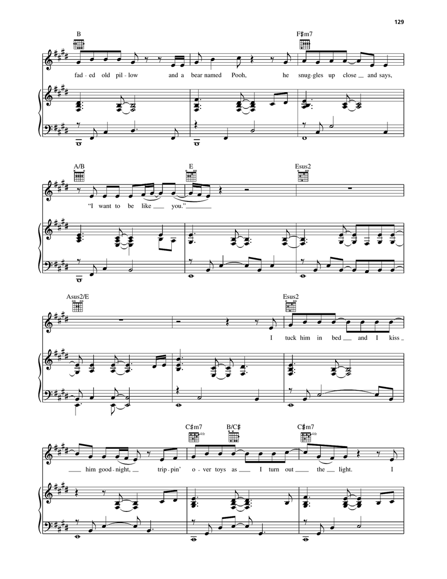 I Want To Be Just Like You Piano, Vocal, Guitar scores gallery preview page 2