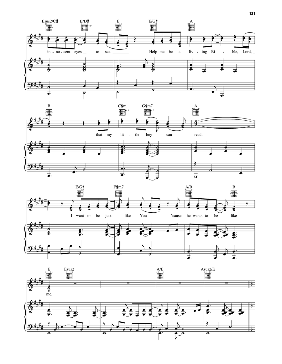 I Want To Be Just Like You Piano, Vocal, Guitar scores gallery preview page 4