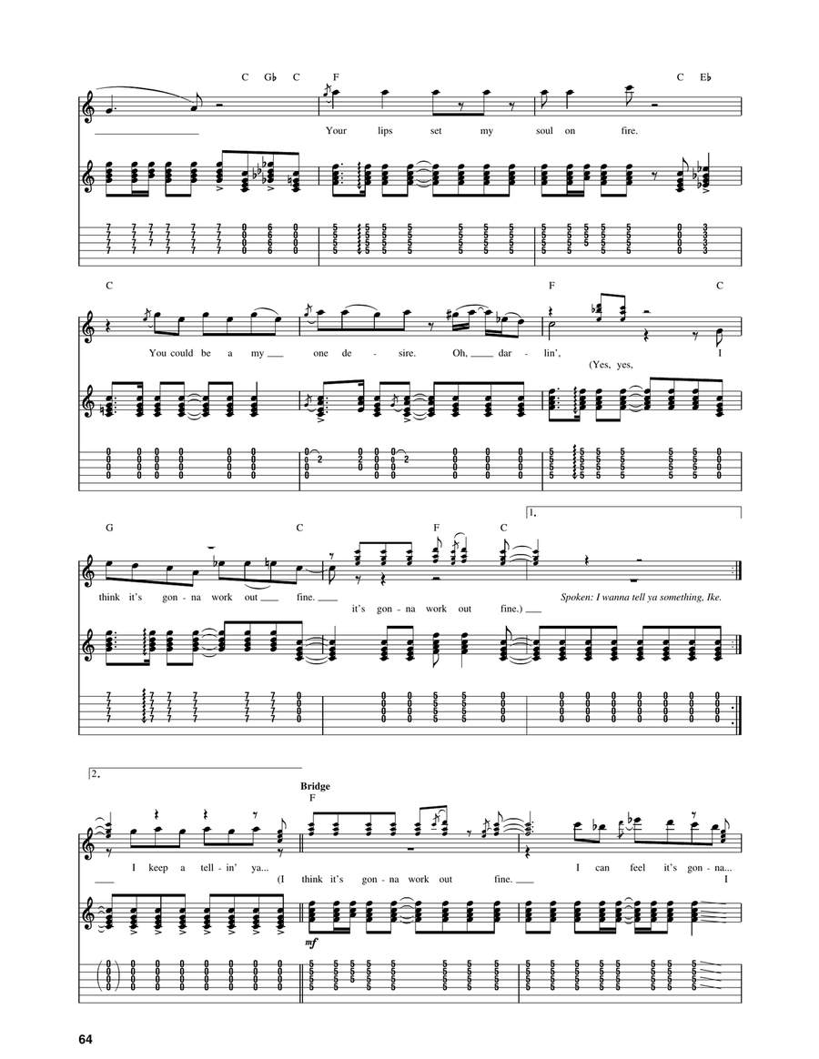 It's Gonna Work Out Fine It's Gonna Work Out Fine Acoustic Guitar scores gallery preview page 2