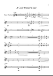 A Cool Winter’s Day-Bass Clarinet Part