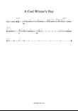 A Cool Winter’s Day-Ride Cymbal Part
