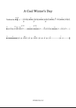 A Cool Winter’s Day-Tambourine Part