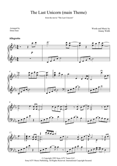 The Last Unicorn (main Theme)